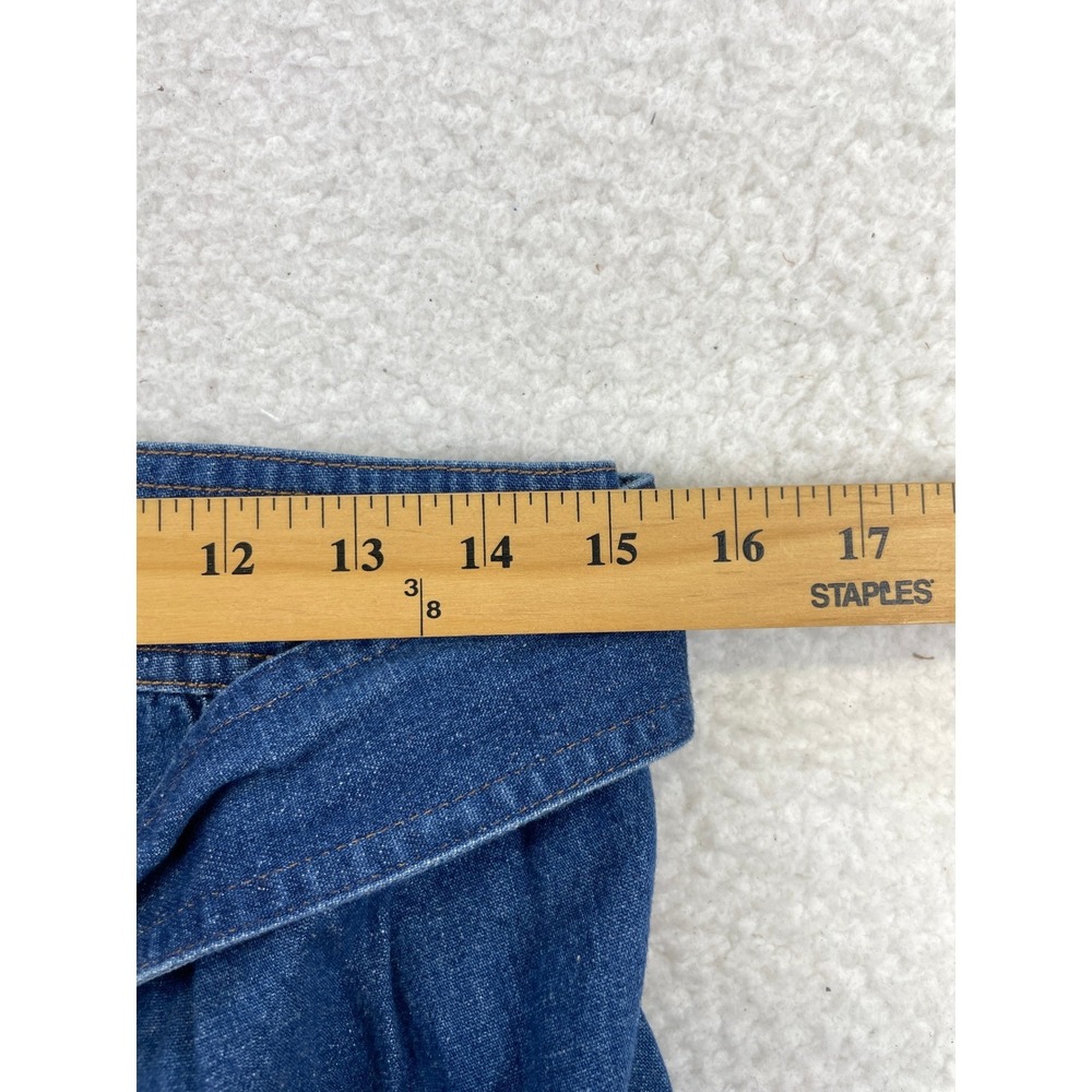 Madewell Top Convertible Tie-Back Alberta Wash Women's Size XS Blue Cami Casual - Picture 5 of 10